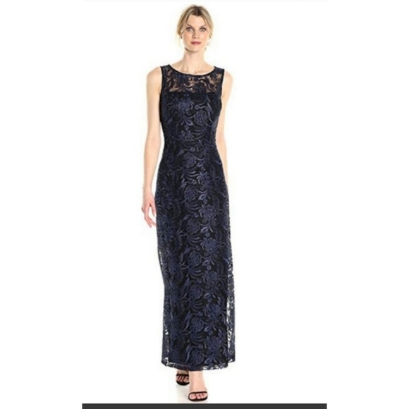 ELLEN TRACY ILUISON NECKLINE GOWN - Picture 8 of 8